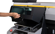 全覆盖式安全防护面罩开启状态