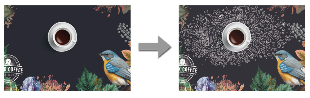 水印打印示意图