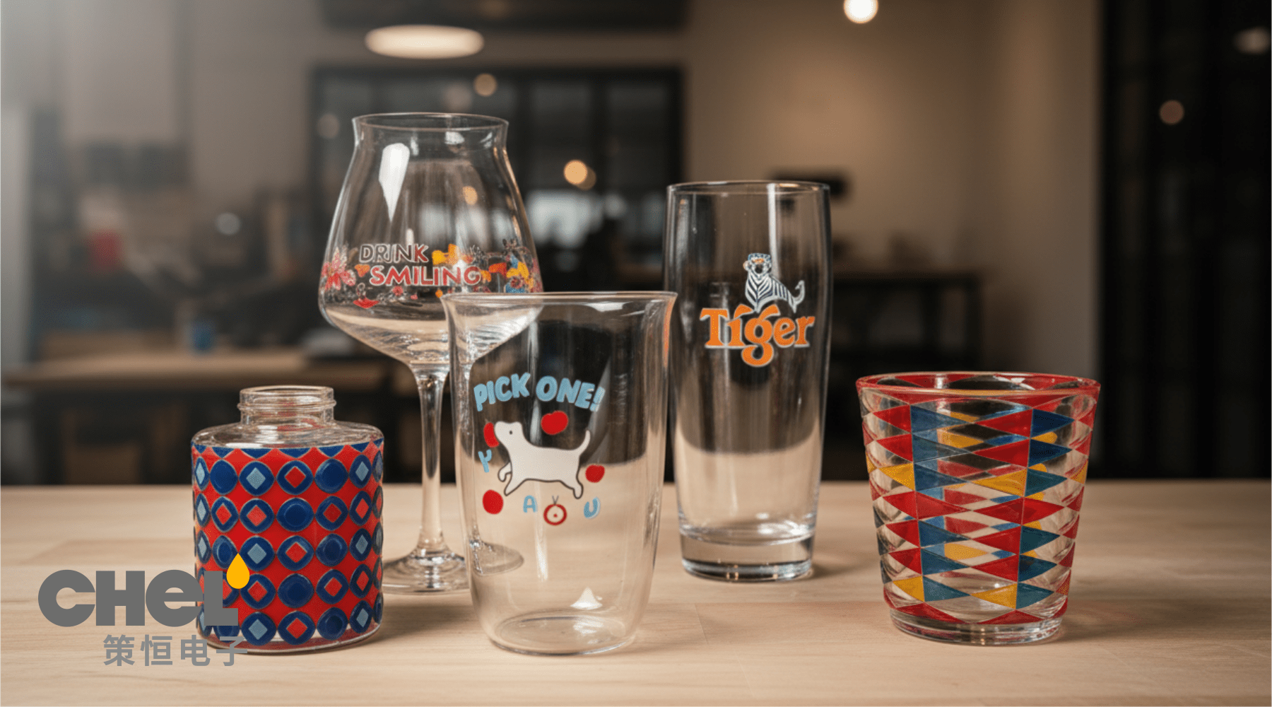 玻璃行业数码化趋势图 香薰瓶烛台灯罩UV打印增长趋势