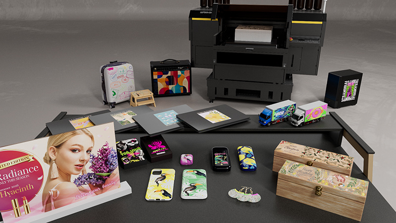 MIMAKI UJF200 系列小幅面平板 UV 打印机